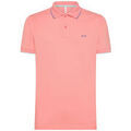 Polo Sun68 POLO SMALL STRIPES ON COLLAR S/S