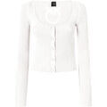Pull Pinko ASSIA CARDIGAN LOGO IN TRASPARENZA