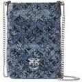 Pochette Pinko PHONE CASE. MONOGRAM FULL STRASS Argent&eacute; Grenoble