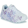 Baskets basses enfant Skechers UNO LITE - GOLDCROWN SPREAD THE LOVE Blanc