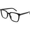 Lunettes de soleil Saint Laurent SL M146 OPT Cadres Optiques, Noir/Transparent, 54 mm