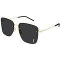 Lunettes sur Grenoble : Lunettes de soleil Saint Laurent SL 312 M Lunettes de soleil, Or/Noir, 58 mm Dor&eacute;