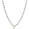 Collier Orusbijoux Collier Argent Dor&eacute; &eacute;toile En Zirconium Blanc Et Pierres Dor&eacute; Grenoble