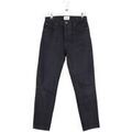 Jeans sur Grenoble : Jeans mom S&eacute;zane Jean droit en coton noir Noir