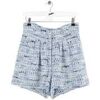 Short Iro Mini short en coton bleu