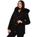 Manteaux sur Grenoble : Manteau La Modeuse Manteaux pour femme - Noir -