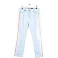 Jeans Please Jean court en coton bleu