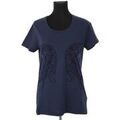 T-shirt The Kooples T-shirt en coton bleu Grenoble