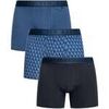 Cale&ccedil;ons Ted Baker Pack de 3 boxers Bleu