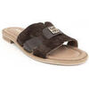 Claquettes Sergio Moretti brown casual open slippers