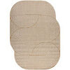 Tapis Rugsx Tapis en sisal ORGANIC 1835 G&eacute;om&eacute;trique &eacute;cru 133x190 cm Beige 133x190 cm. . Maison & D&eacute;co > Tapis.