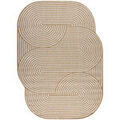 Tapis Rugsx Tapis en sisal ORGANIC 1835 G&eacute;om&eacute;trique &eacute;cru 133x190 cm Beige 133x190 cm. . Maison & D&eacute;co > Tapis. Grenoble