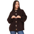 Gilets sur Grenoble : Gilet La Modeuse Gilets, cardigans pour femme - Marron -