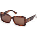 Lunettes sur Grenoble : Lunettes de soleil Max Mara MM0140 LEE-3 Lunettes de soleil, Havana/Marron, 57 mm