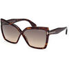 Lunettes de soleil Tom Ford FT1195 FIORE Lunettes de soleil, Havana/Fum&eacute;e, 63 mm