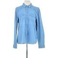 Chemises sur Grenoble : Chemise S&eacute;zane Chemise en coton bleue Bleu