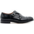 Chaussures de ville homme sur Grenoble : Mocassins Doucal's DOUCALS DU1025ORV DOUBLE BUCKLE CAP TOE BLACK