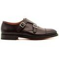 Chaussures de ville homme sur Grenoble : Mocassins Doucal's DOUCALS DU1025ORV DOUBLE BUCKLE CAP TOE MORO