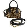Sac &agrave; main The Kooples Mini sac en cuir de veau fa&ccedil;on poney marron Marron
