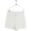 Short Des Petits Hauts Mini short en coton &eacute;cru Beige