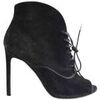 Bottines Saint Laurent Talons en daim noirs