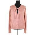 Gilets sur Grenoble : Gilet Theory Pull en soie rose