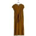 Robe Des Petits Hauts Robe en lin kaki Grenoble