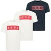 T-shirt Mustang Homme T-shirt Paquet de 3 Style Austin 3P