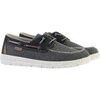 Chaussures bateau Rieker Mocassin &agrave; Lacets Lindos Noir