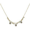 Collier Orusbijoux Collier Argent Dor&eacute; Pierre Pampille Tourmaline Dor&eacute;
