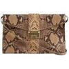 Pochette Jimmy Choo Pochette en cuirs exotiques marron