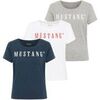 T-shirt Mustang Femme T-shirt Paquet de 3 Style Alma 3P