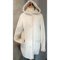 Manteau Tissaia bonnet b&eacute;b&eacute; ours grain de bl&eacute; 50 cm neuf avManteau &eacute;cru Tissaia Beige Grenoble