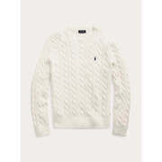 Pull Ralph Lauren Pull torsad&eacute; beige en coton Beige