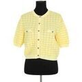 Gilets sur Grenoble : Gilet Lk Bennett Top en coton jaune