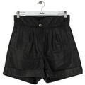 Short Sandro Short en cuir noir
