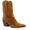 Boots Gaia Shoes Boots cuir velours havane