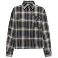 Chemises sur Grenoble : Chemise Only Agda Short Shirt - Fog/Sky Cap