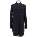Robes sur Grenoble : Robe courte Equipment Chemise en soie noire