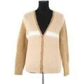 Gilet Maje Cardigan en laine camel Grenoble