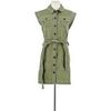 Robe courte Claudie Pierlot Robe en coton verte