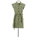 Robe courte Claudie Pierlot Robe en coton verte