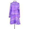 Robes sur Grenoble : Robe courte Isabelle Blanche Robe violette