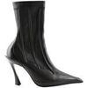 Bottines Mugler Boots en cuir noir
