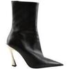 Bottines Mugler Boots en cuir noir