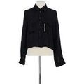 Chemises sur Grenoble : Chemise The Kooples Chemise en soie noire