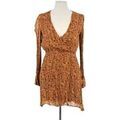Robes sur Grenoble : Robe courte S&eacute;zane Robe marron Marron