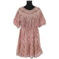 Robe courte Bash Robe en coton marron Grenoble