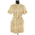 Robes sur Grenoble : Robe courte Soeur Robe en coton dor&eacute;e Dor&eacute;