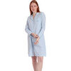 Robe courte Admas Chemise de nuit manches longues Stripes Home